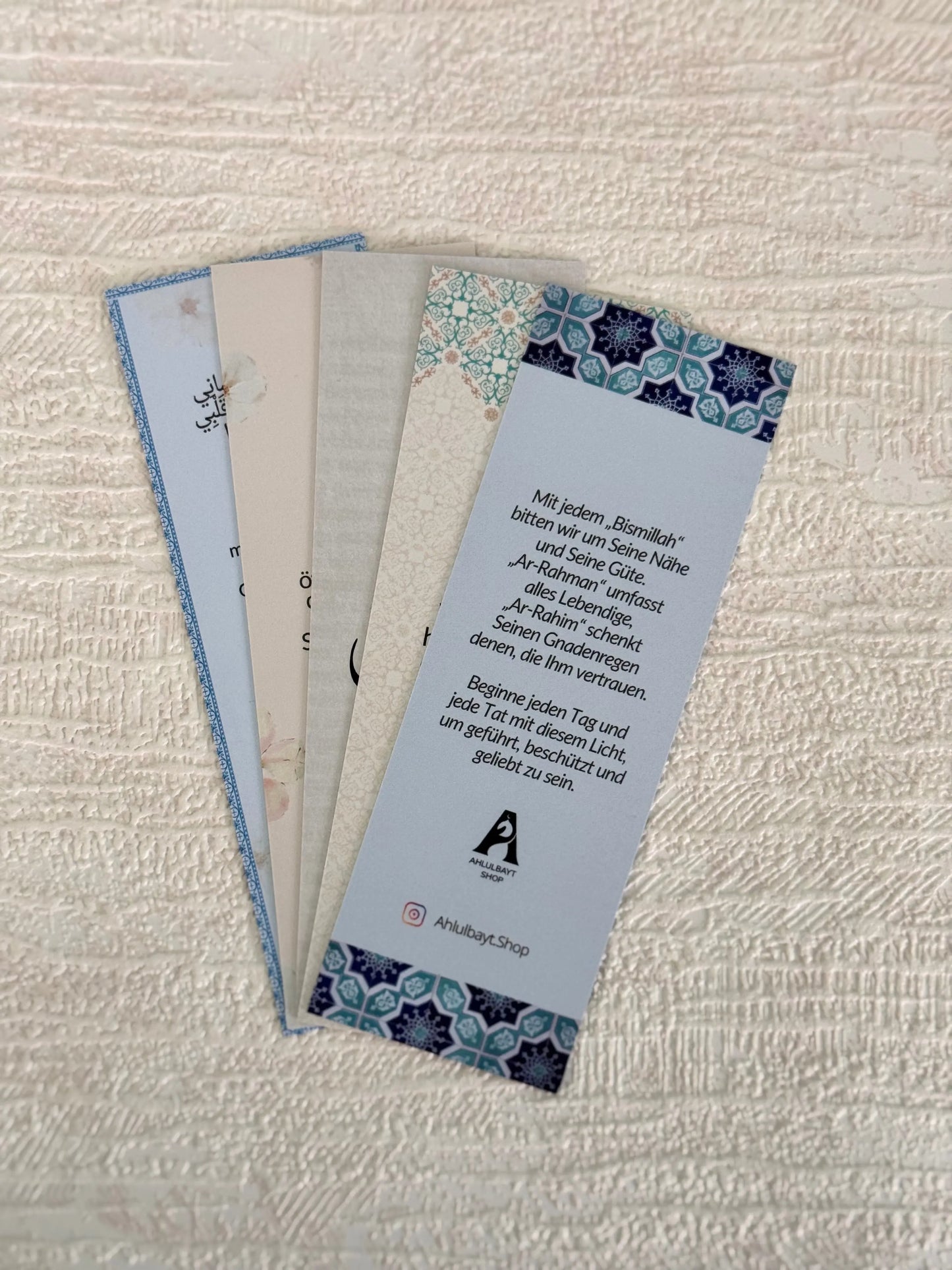 5er-Bundle: Spirituelle Lesezeichen im Ahlulbayt-Stil