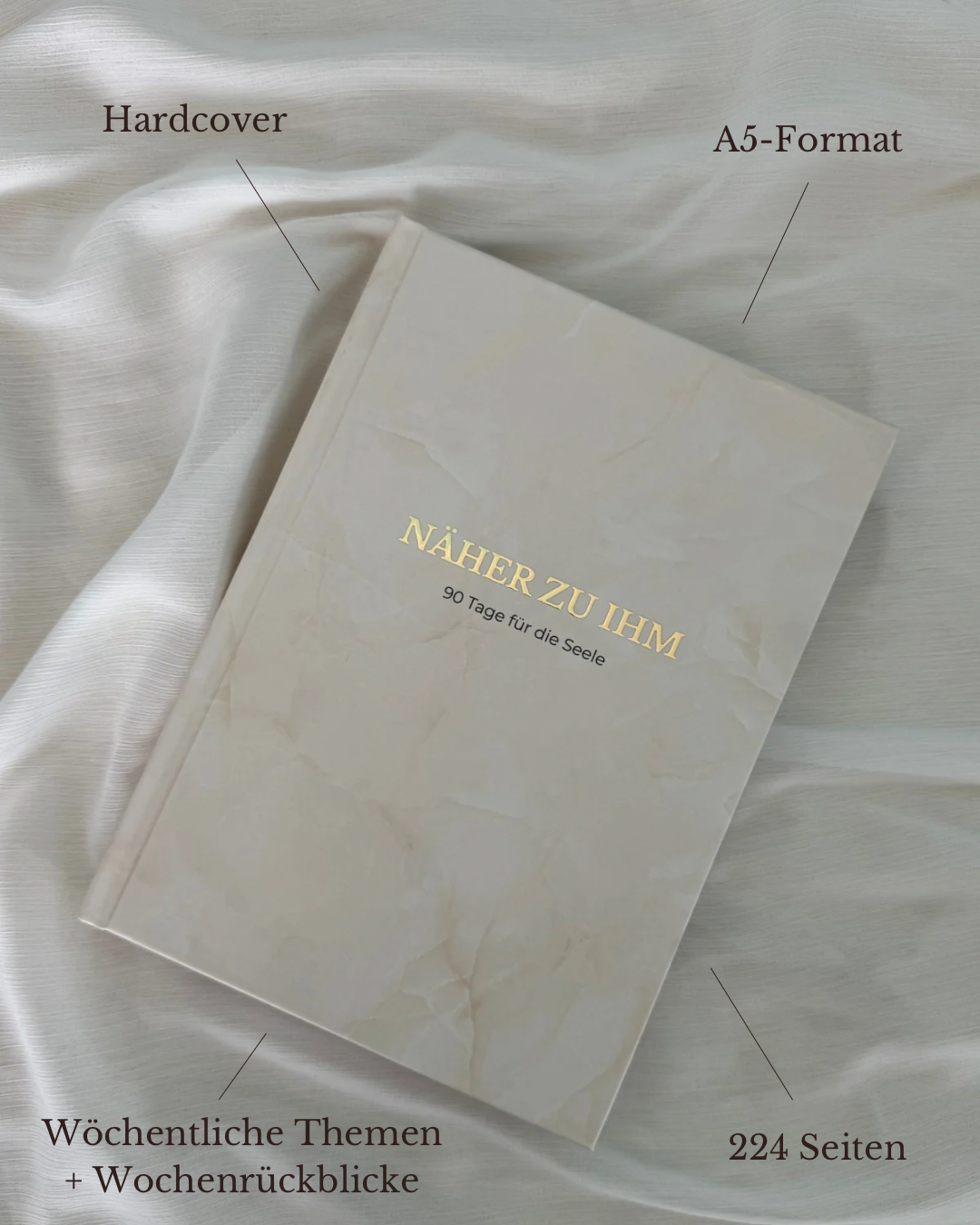 Näher zu Ihm – Spirituelles Hardcover Journal A5 | #AhlulbaytJournal